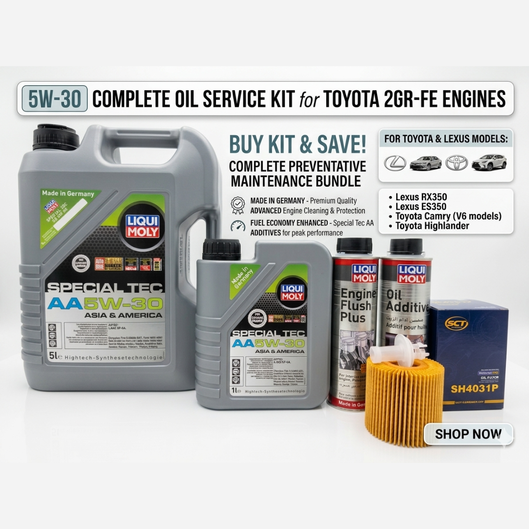 Complete Oil Service Kit for Lexus RX 350, ES 350 & Toyota 2GR-FE V6 Engines