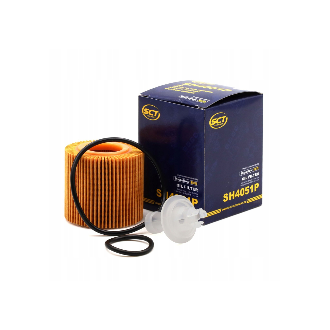 Oil Filter for Toyota & Daihatsu 1.0L-2.0L Engines - OEM 04152-YZZD6 - SCT SH 4051 P