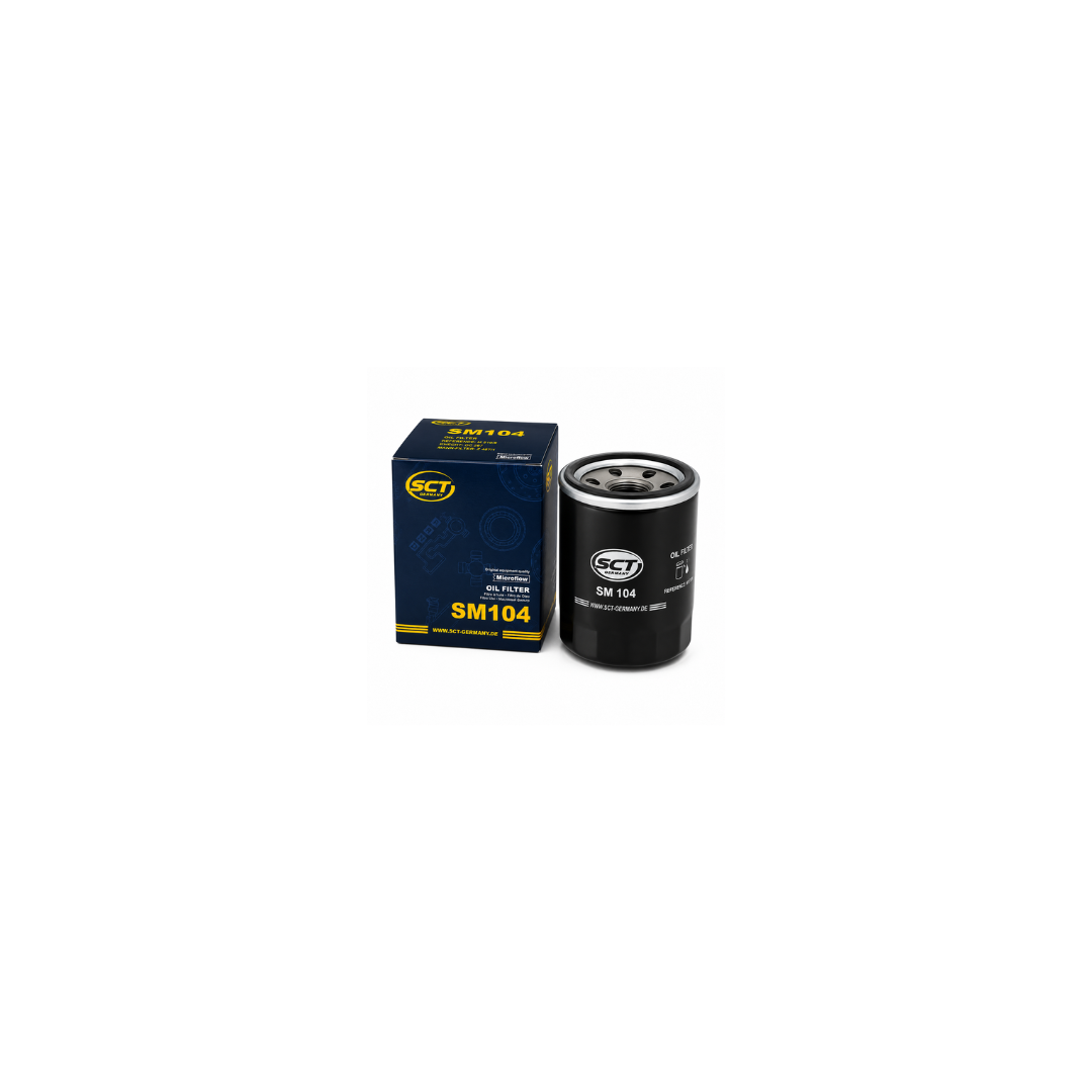 Spin-On M20x1.5 (Long) - Oil Filter for Honda, Nissan, Mitsubishi, Kia & Ford Engines - SCT SM 104