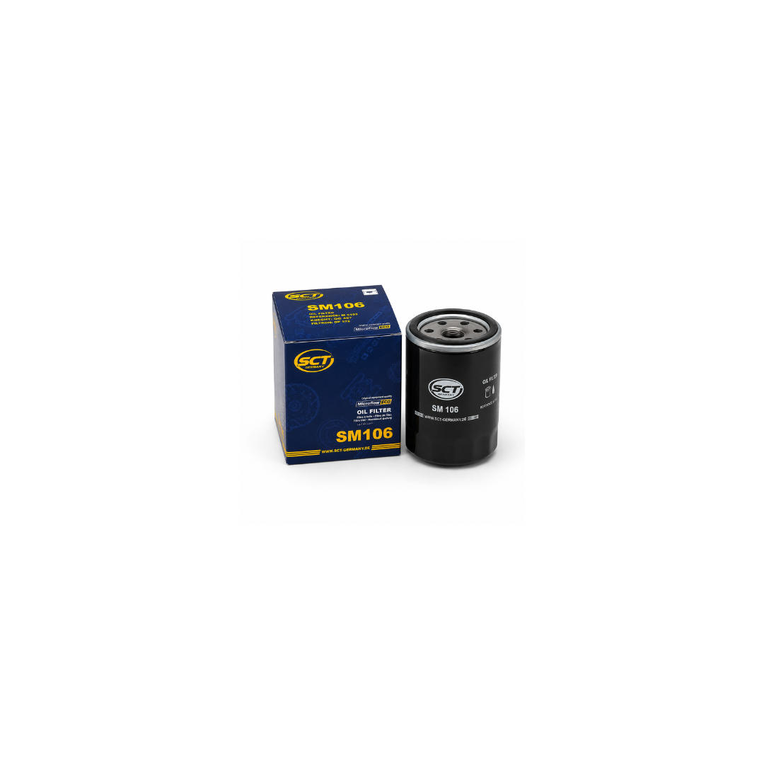 Spin-On 3/4-16 UNF – Oil Filter for Toyota, Changan, Geely, & BYD Engines -  SCT SM 106