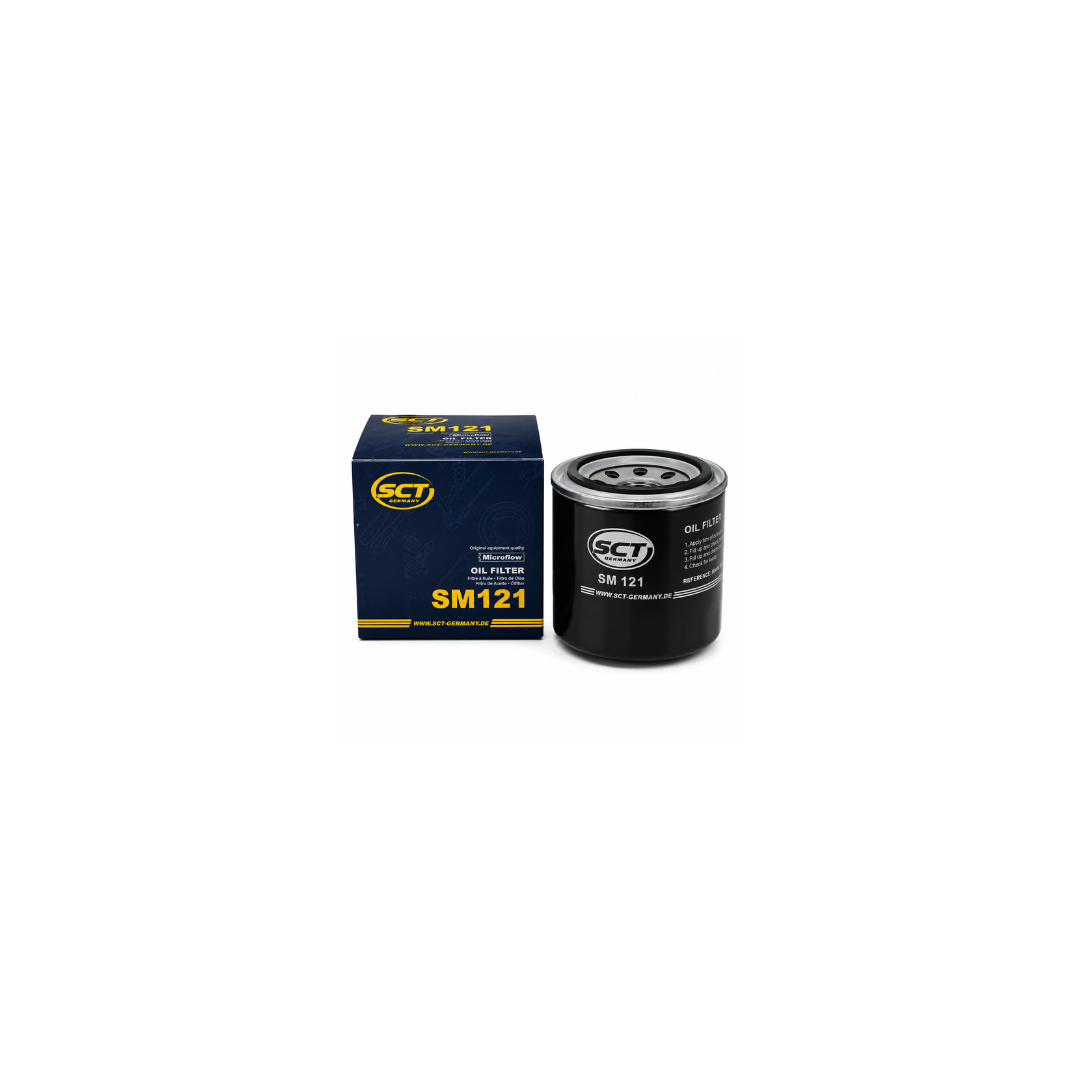Spin-On M20x1.5 (Short) - Oil Filter for Honda, Hyundai, Kia & Mazda Engines - SCT SM 121